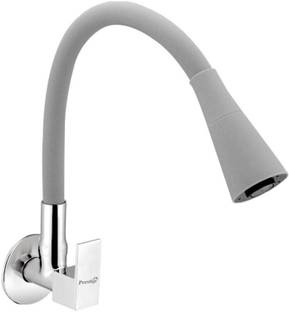 Prestige Orion Flexo SmartBuy Flexible Sink Faucet - Flxo Play (With 360 Degree Flexible Silicon Hose & Dual Flow Pattern) Cold Water Tap Grey Pillar Tap Faucet