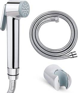 Oleanna Prime ABS Health Faucet with SS-304 Grade 1 Mtr Flexible Tube/Wall Hook Health  Faucet