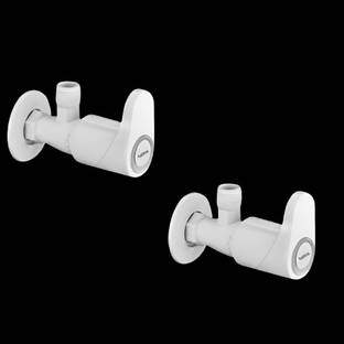 Ramya Alive Angle Cock Pack OF 2 Tap PTMT Faucet With Flange Superior Plastic Heavy Duty Angle Valve F...