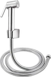 AeoFit Long conti ABS chrome plated health faucet (with 1mtr SS Shower Tube) Wall Hook Health  Faucet