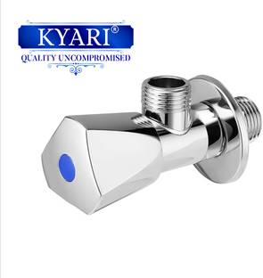 Kyari - Lux Polygon Angle Valve With Brass Disk - AV810 Angle Cock Faucet