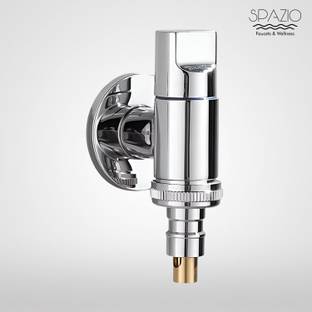 Spazio SmartBuy Washing Tap Silver|Laundry Faucet | Washing Machine Facuet (Pack of 1) For Washing Machine/Bathroom Taps With Wall Flange Nozzle Cock Faucet