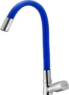 Prestige DIXY Flexible Swan Neck Blue Pillar Tap Faucet