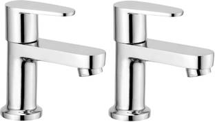 fastgear Fusion Pillar Cock Tap (Brass) Pack OF 2 For Wash Basin Tap Pillar Tap Faucet