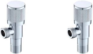 SANVORA Litchi Angle Cock/Angle Valve/Bathroom Faucets/Angular Stop Cock (Pack of 2) Angle Cock Faucet