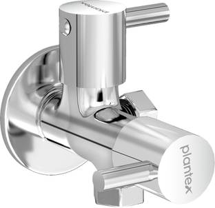 Plantex 2 in 1 Angle /2 Way Angle Valve for Bathroom with Teflon Tap (APS-1276,Makasa) Angle Valve Faucet