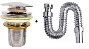 Kopter MIRROR CHROME Pop-Up Waste Coupling Cartridge Faucet