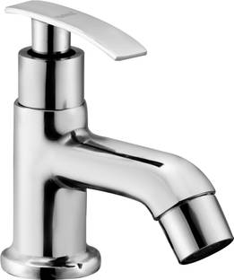 Ramya Leaf Pillar Tap Brass For Bathroom and Kitchen Chrome Finish Pillar Tap Faucet