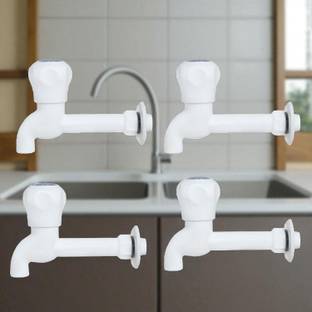 ARISSION Plastic Bib Tap-12 Durable Rust-Proof Plastic Water Faucet Tap Bib Tap Faucet