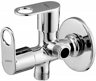 Ramya ORNAMIX 2 Way Angle Tap Brass For Bathroom and Kitchen Chrome Finish Twin Elbow Valve Faucet