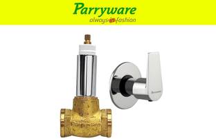 पैरीवेयर Concealed Stop Valve 15 mm Praseo Series set of 1 pic 086 फासेट सेट