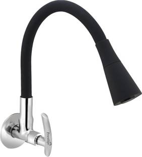 Prestige C-2 Smart Flexible Sink Faucet - Flxo Play (With 360 Degree Flexible Silicon Hose & Dual Flow Pattern) Cold Water Tap Black Flexo Flexible sink Cock Pillar Cock Pillar Tap Faucet