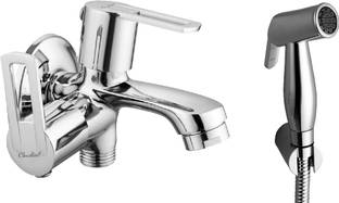 Cloudtail Oxy 2 way bib tap with Parrot hf 1mtr flexible ss tube Health  Faucet