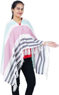 BABYFLYi BreastFeeding Shawl/Nursing Cover for Mothers- Pink With Green ,pack of 1 Feeding Cloak