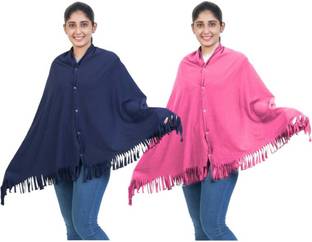Serafashion PREMIUM NAVY&PINK FEEDING SHAWL Feeding Cloak