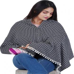 Aguila Premium Soft And Warm Feeding shawl Black Feeding Cloak