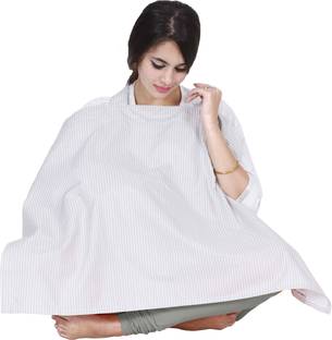Lula Mom Grey stripes Feeding Cloak
