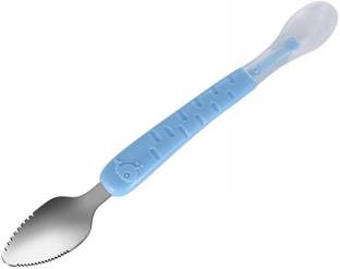 En ligne Baby Fruit Spoon 2 in 1 Multifunction Baby Feeding Fruit Spoon for Kids/Toldder  - Plastic