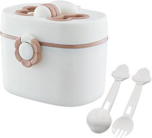 Aryamurti Baby Formula Milk Powder Dispenser with Scoop & Fork for Travel  - plastic
