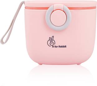 R for Rabbit First Feed Box for Baby, Multi-Functional Kids Milk Powder & Meal Box  - BPA Free PP