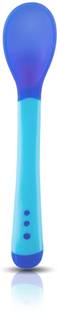 naughty kidz Feed with Ease Heat Sensitive Baby Feeding Spoon, BPA Free, 3 Months+  - Silicone