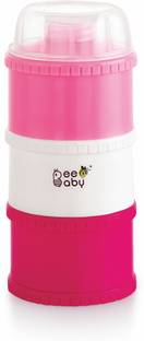 Beebaby Store & Feed Stackable Formula Milk Powder Container for Baby. 3 Layers Storage  - 100% BPA Free Plastic Polypropylene