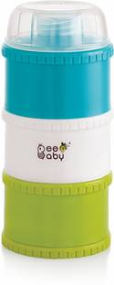 Beebaby Store & Feed Stackable Formula Milk Powder Container for Baby. 3 Layers Storage  - 100% BPA Free Plastic Polypropylene