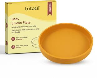 tutots Premium Silicone Plate for Infants and Toddlers BPA Free, PVC Free  - Silicone