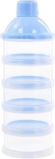 RENESMEE 5-Layer Baby Milk Powder Dispenser - Portable Formula Container  - Plastic