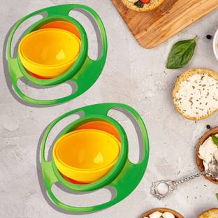 Oblivion Portable 360° Rotating Toddler Gyro Bowl | Non-Spill Feeding Dish  - Plastic