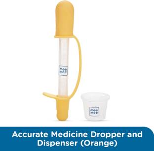 MeeMee Accurate Medicine Dropper and Dispenser(Orange)  - Plastic