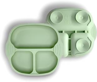 FLOXIT Baby Silicone Suction Plates,Weaning Plate, Unbreakable Baby Plates  - Silicone