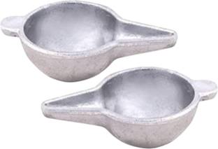 ZION WORLD Zionworld Aluminium 2Pcs Baby Feeder Spoon | Paladai New Born Babies  - Aluminium