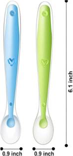 LittleBee BPA Free Self Feeding Spoon Set  - Silicon