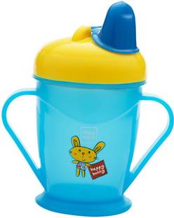 MeeMee Baby Sipper cup BPA free non spill twin handle for baby/Toddlers/Kids,180 ML  - Plastic