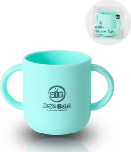 Zozobaa Silicone Baby Drinking Open Tiny Cup with Two Handles | Bpa-Free, Non Sippy Cup  - Food Grade Silicone