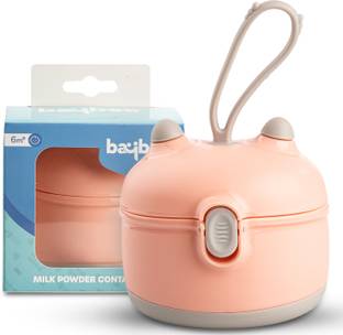 baybee Portable Baby Formula Dispenser, Travel Milk Powder Formula Container with Scoop  - Food Grade Plastic