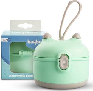 baybee Portable Baby Formula Dispenser, Travel Milk Powder Formula Container with Scoop  - Food Grade Plastic