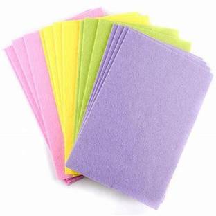 CANVASS A4 Felt Sheets multicolor Felt Sheet