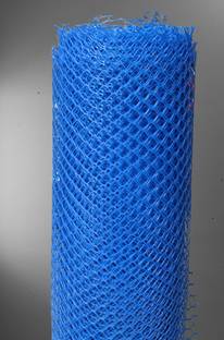 GreenLife UV -Stabilized Tree Guard Net Anti Bird Net Garden Fencing Net 4x8ft Blue Plastic Fence Post