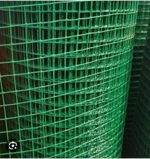 Green global exim 3 feet height * 10 metre lenth Polypropylene, Iron Fence Post (91 cm) Iron Fence Post
