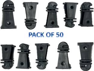 TREDWERE solar fencing insulator|zatka machine insulator for fence pack of 50 Polypropylene Fence Post