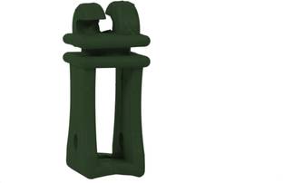 Toyo r and Insulator for Solar Fence Energizehine (Pack of 100) Grey Polypropylene Fence Post