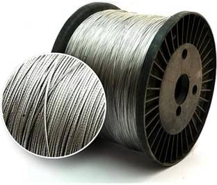 Uttam Fencing Galvanized Wire (1000 Meter (10Kg / Boundary Wire 1.5 MM (Silver) Iron, Steel Fence Post
