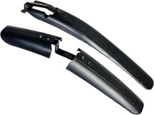 ShreNik Bicycle Mudguard Compatible 26, 27.5, 29 Inch Cycle Mudguard Plastic Material Clip-on Front & Rear Fender