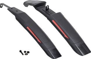 Dark Horse Bicycle COBRA REFLECTIVE Mudguard, Fits 24", 26" Cycles, NEW METAL CLIP Model Clip-on Front & Rear Fender