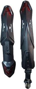 Bsa hercules Fibre (MUDGUARDS) RED REFLECTORS in unbreakable quality Suitable for Every Cycle Full Length Front & Rear Fender