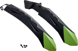 Dark Horse Bicycle DIAMOND Mudguard Fits 24",26", In Built Carrier Cycles also, METAL CLIP Clip-on Front & Rear Fender