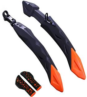 impetus Cycle Mudguard Bicycle Grip Handle 24-26 Inch Bicycles for MTB City Bikes Clip-on Front & Rear Fender