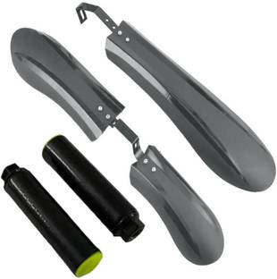 NSV Fat tyre Bicycle Mudguard Front & Rear fat cycle fender with Cycle side footrest Full Length Front & Rear Fender